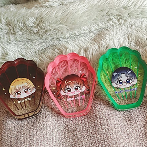 Artesanías acrílicas personalizadas Anime claro impreso doble cara arena movediza acrílico Standee cuadrado arena movediza bloque acrílico - Product Image 3