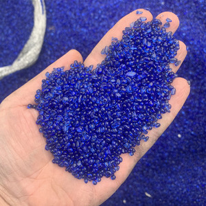 Pierres de couleur en verre Aquarium décoratif de sable coloré Gravier de fond d'aquarium - Product Image 4