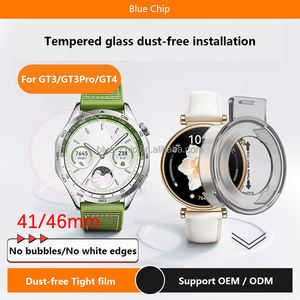 Protector de Pantalla de Vidrio Templado Transparente para Reloj Inteligente, Película Protectora Transparente para <span class=keywords><strong>Huawei</strong></span> <span class=keywords><strong>Gt</strong></span> 3 4 Pro - Product Image 5