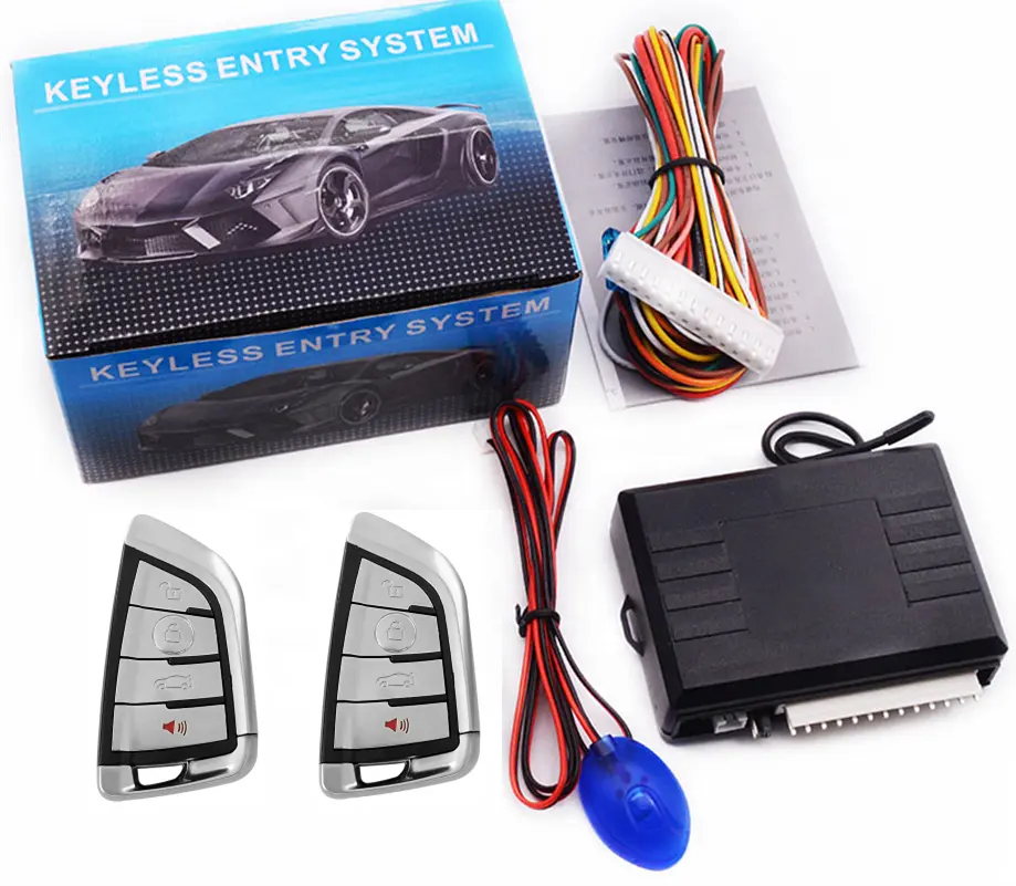 OEM Keyless Entry Remote Control Lock Unlock System with Trunk Release Button for Universal DC12V Car 2006-2006 K9