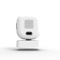 Mini caméra de fenêtre avec détection de mouvement, audio bidirectionnel, vision nocturne, grand angle, micro intégré, carte mémoire intégrée, pour intérieur