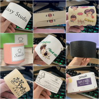 Manchon en papier écologique recyclé pour emballage de fruits et légumes de supermarché, avec autocollant vinyle et étiquette personnalisée imprimée pour bande de fixation