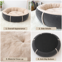 Canapé-lit de luxe pour animaux de compagnie – Lit de couchage durable et chaud pour chiens et chats – Lavable, personnalisé, mignon, luxueux et doux pour petits animaux