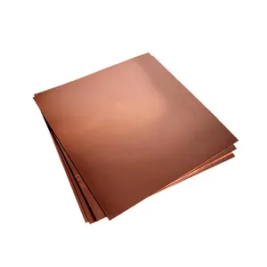 Brass Red 99.9% Pure Copper Sheets Plate 3mm CZ108 C2720 C33530 C10100 C12200 3mm 4mm Thickness 4X8 Copper Sheet