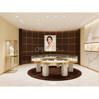 Vitrine de magasin de bijoux de luxe, meuble de magasin en verre verrouillable, vitrine de bijoux personnalisée pour la vente