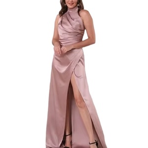 Abiti <span class=keywords><strong>da</strong></span> <span class=keywords><strong>sera</strong></span> lunghi eleganti di alta qualità <span class=keywords><strong>con</strong></span> <span class=keywords><strong>spacco</strong></span> e cavezza senza schienale abiti <span class=keywords><strong>da</strong></span> <span class=keywords><strong>sera</strong></span> Sexy - Product Image 1