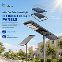 Lampe solaire intégrée LED 30W IP66 DC personnalisée avec télécommande pour appel d'offres gouvernemental