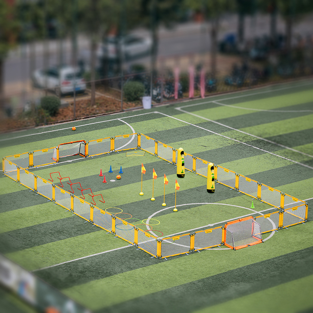Foldable Soccer Fence Net for Outdoor Children's Sports Backyard Safety Barrier for Soccer Training