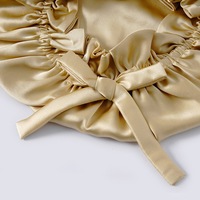 Bonnet en Soie de Mûrier 100% Pure 6A pour Femmes, Chapeau de Nuit en Soie Douce de Luxe, Fournisseur Direct d'Usine avec Logo Personnalisé OEM