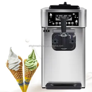 Comercial Único Sabor Soft Serve Ice Cream Máquina Única Cabeça Soft Serve Ice Cream Making Machine Preço de fábrica