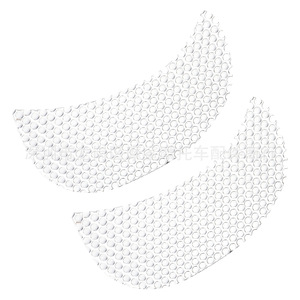 Harley Road King Glide 15-23 FLTR Décoration en maille nid d'abeille pour pare-brise avant, noir électro-plaqué - Product Image 3