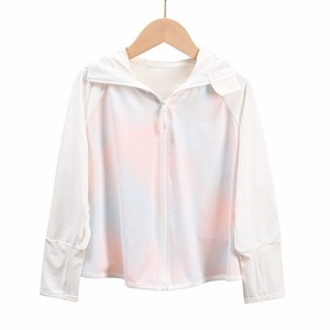 Ropa de Protección Solar de Seda de Hielo Personalizada para Niños, Ropa de Verano Delgada y Transpirable con Capucha, Protección Solar Anti-ultravioleta - Product Image 6