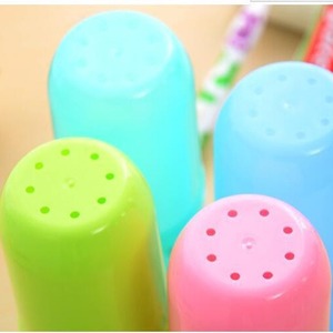 Étui de voyage portable personnalisé en plastique monobloc pour brosse à dents et gobelet de toilette, boîte de rangement pour ensembles de salle de bain - Product Image 3