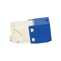Antarmuka Panouit CAT5E CAT6 UTP Modul Jaringan RJ45 Konektor Informasi Soket Komputer Outlet Kabel Adapter Keystone
