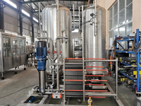 Mélangeur industriel haute vitesse CO2, système de mélange automatique de boissons gazeuses pour ligne d'embouteillage CSD 20000 BPH avec PLC