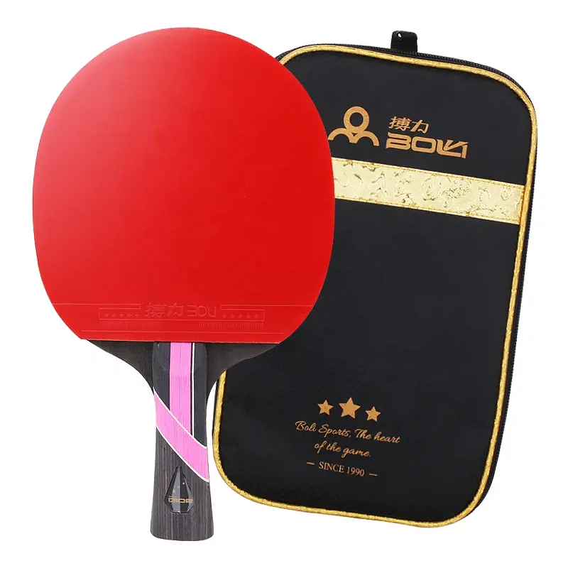 Boli-raqueta de tenis de mesa profesional, 3 estrellas, duradera, personalizada