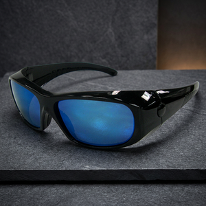 Lunettes de sécurité ANSI Z87.1 Monture PC brillante Verres certifiés en deux pièces - Product Image 1