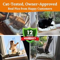 Hamac pliable pour chat en coton 100% avec 4 ventouses puissantes, gain de place, vente en gros, accessoires d'été pour chien