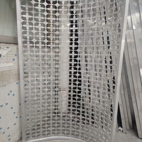 SHENGJIE Décoration Panneau en alliage d'aluminium découpé au laser sur mesure, écran d'intimité de jardin, clôture murale en aluminium, garde-corps