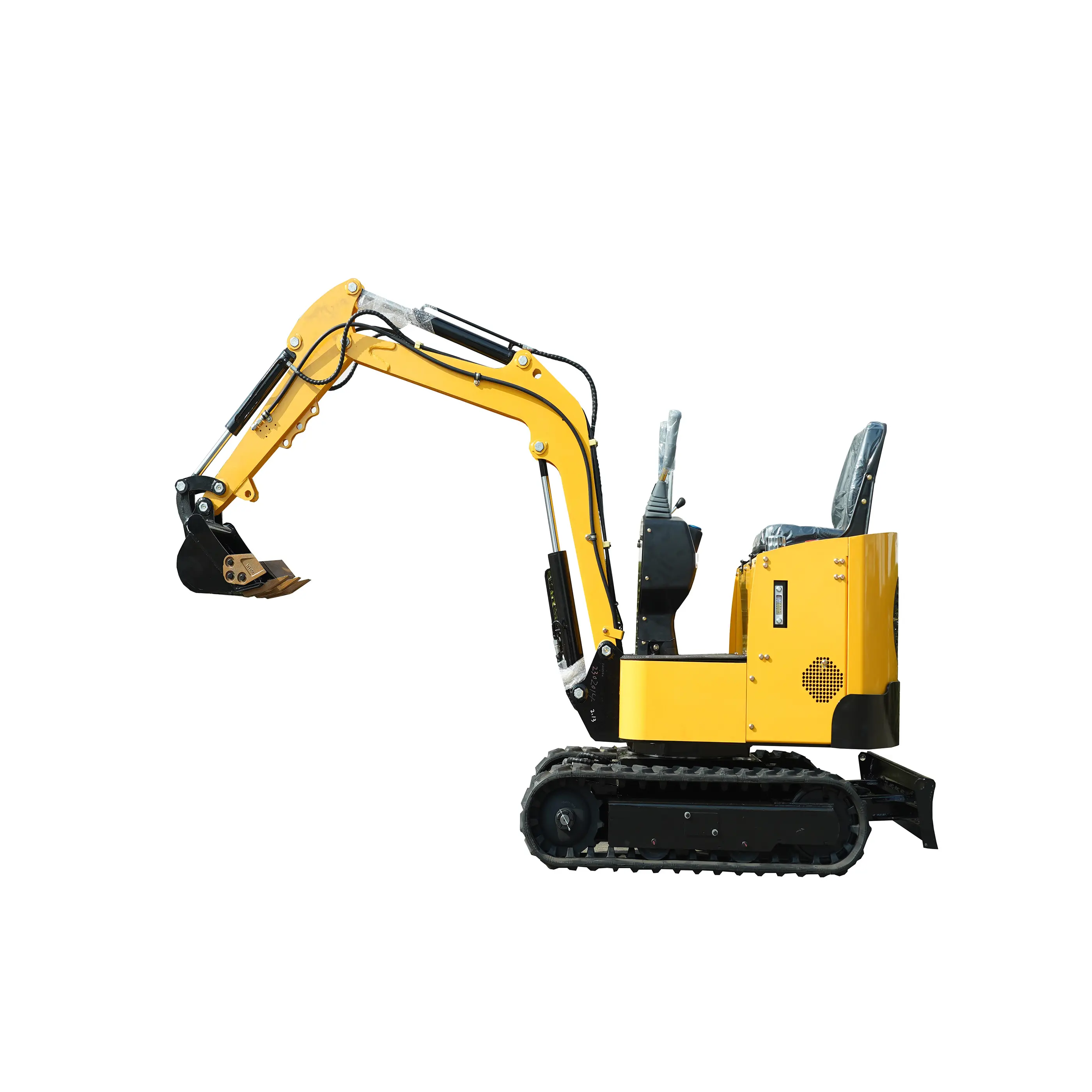 Earth moving machinery 1ton 1.2ton micro mini excavator with free bucket for sale