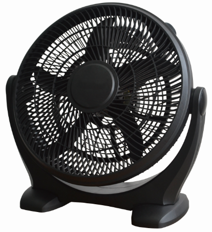 Electric 14'' Plastic Box Fan-Household Use 50W 1 Year Warranty