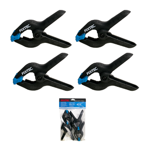 FIXTEC <b>Woodworking</b> <b>Clamp</b> 4'' 6'' Fixed Spring <b>Clamps</b> 4pcs PP+fiberglass Mixture Body Powerful Plasticspring FHC2004-4/FHC2006-4 - Product Image 2