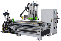 Machine à tenonner industrielle automatique CNC à alimentation continue pour queue d'aronde, avec moteur à roulement, haute précision, pour mortaiser les charnières de portes en bois