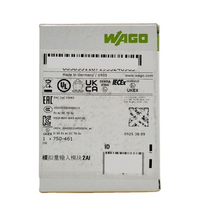 Wagos <span class=keywords><strong>750</strong></span>-<span class=keywords><strong>461</strong></span>โมดูลาร์2ช่องสัญญาณอนาล็อกอินพุตสำหรับเซ็นเซอร์ต้านทาน PT100/RTD <span class=keywords><strong>750</strong></span> <span class=keywords><strong>461</strong></span>ระบบ I/O ระบบ wagos PLC โมดูล<span class=keywords><strong>750</strong></span>-<span class=keywords><strong>461</strong></span> - Product Image 1