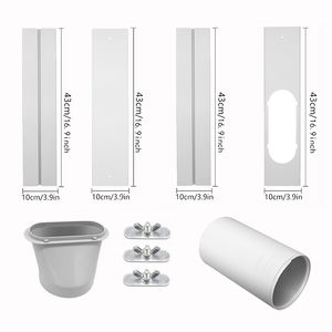 Placas <span class=keywords><strong>de</strong></span> plástico <span class=keywords><strong>de</strong></span> sellado <span class=keywords><strong>de</strong></span> CA ajustables, manguera <span class=keywords><strong>de</strong></span> 5,1 pulgadas y 2 metros, Kit <span class=keywords><strong>de</strong></span> ventana <span class=keywords><strong>de</strong></span> <span class=keywords><strong>aire</strong></span> <span class=keywords><strong>acondicionado</strong></span> portátil para el hogar para unidades - Product Image 6