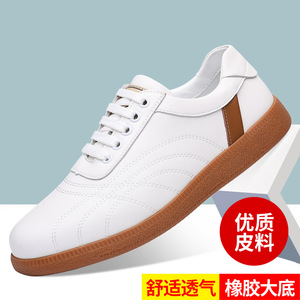 Zapatos Casuales de Cuero para Hombre, Negros, Tacón Bajo, Suela de Goma Antideslizante, Cómodos para Caminar - Product Image 5