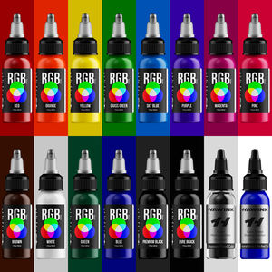 New Globe Famous Reach Certified 16 Colors <span class=keywords><strong>Tattoo</strong></span> Ink Set 30ML Botellas de precisión para artistas de tatuajes profesionales y principiantes - Product Image 5