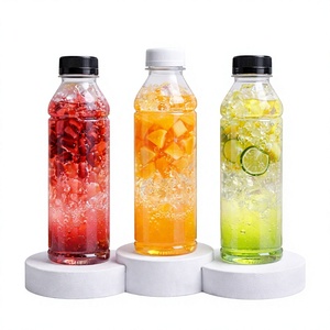 Botellas de PET Desechables para Bebidas con Tapas de Rosca Serigrafiadas de 330 ml para Refrescos, Café, Smoothies y Bebidas - Product Image 3
