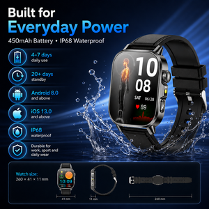 Nuovo Smartwatch NX W5 2026 con Chiamata Bluetooth, Schermo AMOLED, ECG, Fitness Tracker, Scansione Salute One-Touch, Dispositivo Indossabile Sportivo - Product Image 4