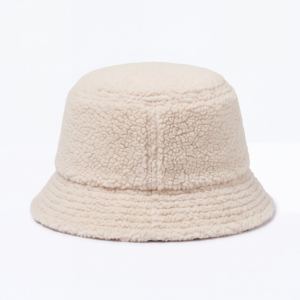 Wholesale T&L Brand Custom Logo Adjustable Flat Embroidered Polar Fleece Bucket <b>Hat</b> Warm <b>Winter</b> Sun <b>Hat</b> <b>for</b> <b>Men</b> Women - Product Image 5