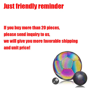 Phát sáng phản chiếu bóng đá kích thước 4/5 bóng đá bóng ánh sáng lên máy ảnh <span class=keywords><strong>Flash</strong></span> Holographic bóng đá bóng - Product Image 6