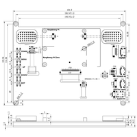 Pantalla Táctil Capacitiva IPS de 4.3, 5, 7 y 10.1 Pulgadas para Raspberry Pi, 1024*600, con Interfaz HD y USB y Soporte de Montaje