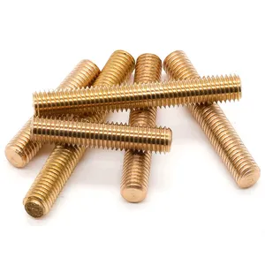 Custom electric m15 32mm din 975 copper brass aluminum unc full thread drill threaded rod