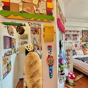 Coussin original en forme de baguette, coussin long et mince pour dormir, canapé, housse amovible - Product Image 6