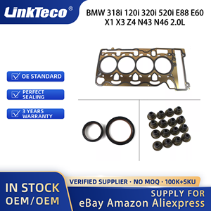 Kit de juntas de reacondicionamiento de motor Linkteco, juego completo de juntas para <span class=keywords><strong>BMW</strong></span> 318i 120i 320i <span class=keywords><strong>520i</strong></span> E88 E60 X1 X3 Z4 N43 N46 2.0L 2005-2012 - Product Image 5