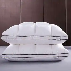 Coussin de luxe en duvet d'oie, 100% pouces, décoration de la maison, avec insertion de duvet d'oie, blanc,