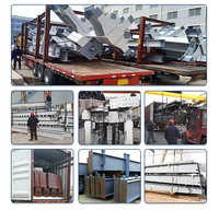 Almacenes Industriales Prefabricados con Estructura de Acero Resistente y Color Personalizable para Talleres, Almacenamiento, Apartamentos, Hoteles, Centros Comerciales y Villas
