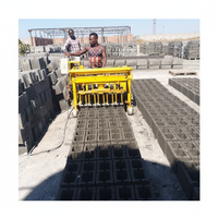 Machine manuelle mobile QMY4-30 pour la pose de blocs de béton, machine à pavés en ciment, machine à fabriquer des blocs creux
