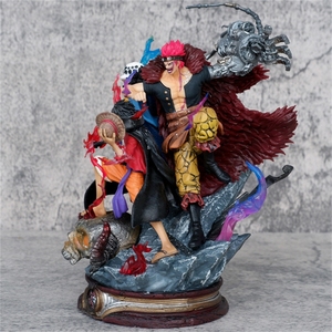 Nouveautés <span class=keywords><strong>2023</strong></span> : Figurines d'anime One Piece, Trois Capitaines, Figurines d'action GK Luffy Kid Law - Product Image 2