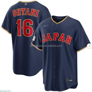 Camisetas Personalizadas del Clásico <span class=keywords><strong>Mundial</strong></span> de Béisbol 2026, Edición Japón, para Hombre, Bordadas # Uniforme de Béisbol Bordado de Ohtani Número 16 - Product Image 2
