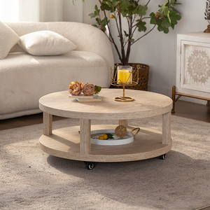 <span class=keywords><strong>Table</strong></span> <span class=keywords><strong>basse</strong></span> <span class=keywords><strong>vintage</strong></span> en bois massif rustique à 2 niveaux, <span class=keywords><strong>table</strong></span> <span class=keywords><strong>basse</strong></span> moderne de luxe <span class=keywords><strong>pour</strong></span> salon - Product Image 2