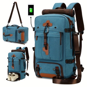 <span class=keywords><strong>Sac</strong></span> à <span class=keywords><strong>dos</strong></span> <span class=keywords><strong>de</strong></span> <span class=keywords><strong>voyage</strong></span> pliable en toile avec logo personnalisé, grande capacité, mode, loisirs, randonnée, <span class=keywords><strong>60L</strong></span>, avec fermeture à glissière - Product Image 5