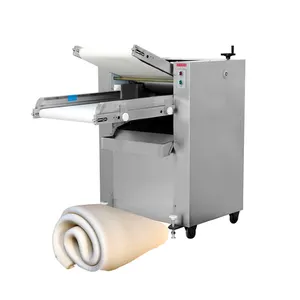 Laminadora de rodillos de masa industrial de alta calidad, laminadora automática de rodillos de masa para Pizza, maquinaria para equipos de panadería