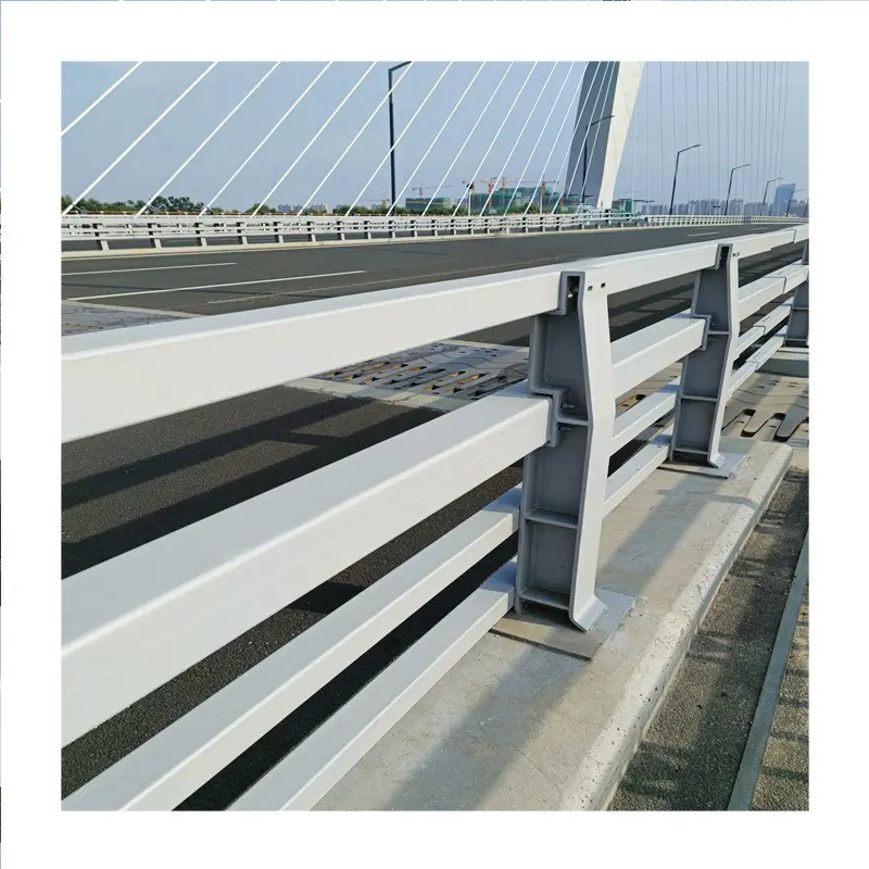 Anpassen Metall Autobahn brücke Leitplanke Verkehr Crash Barrier Edelstahl Brücken geländer Aluminium Balustraden Handläufe