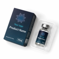 Étiquettes autocollantes personnalisées pour flacons de peptides en verre de 3 ml et 10 ml et boîtes