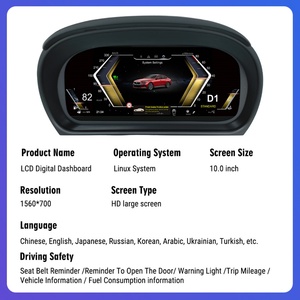 Navihua 10 Inch LCD Digital Instrument Panel <b>Car</b> Digital Cluster <b>Speedometer</b> <b>for</b> BMW 3 Series E90 E91 E92 2005 - 2012 Dashboard - Product Image 2